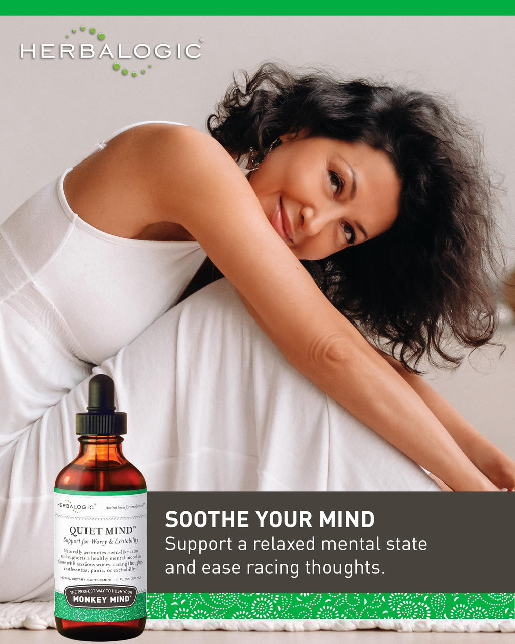 Herbalogic Quiet Mind Liquid Herb Drops for Calm - 4 Fl. Oz. - image 3