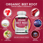 Toplux Organic Beet Root Powder Tablets 2040mg - 90 Tablets - image 4