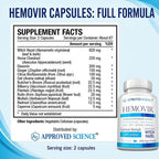 Approved Science Hemovir Hemorrhoid Support - 135 Capsules - image 8