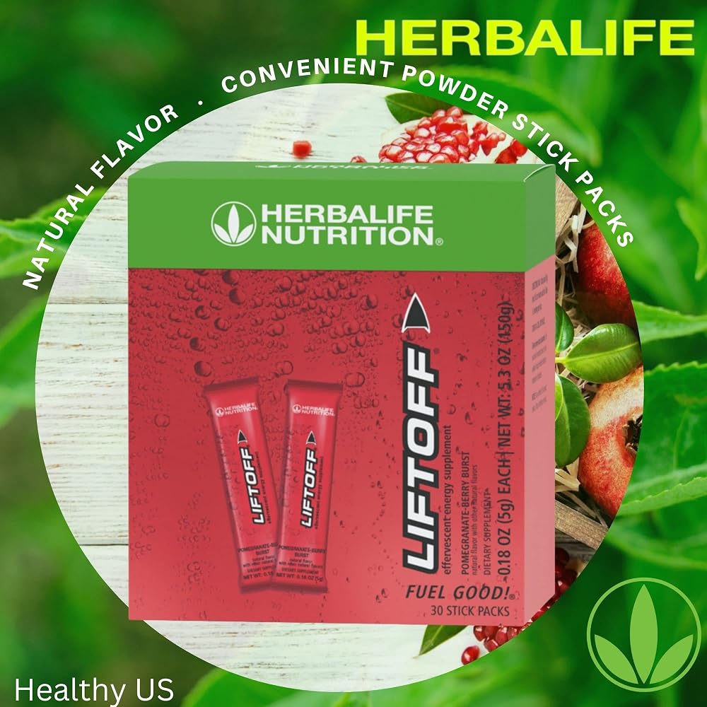Herbalife Liftoff Pomegranate-Berry Burst Energy Tablets - 30 Tablets - image 5