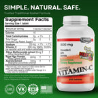 LANDAU Vitamin C 500mg Chewable Tablets - 250 Count - image 6