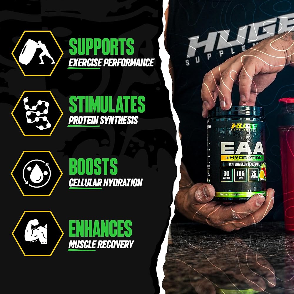 Huge Supplements, EAA Powder Supplement, Clinically Dosed