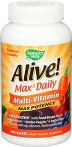 Nature's Way Alive With Iron Multivitamin - 180 Tablets