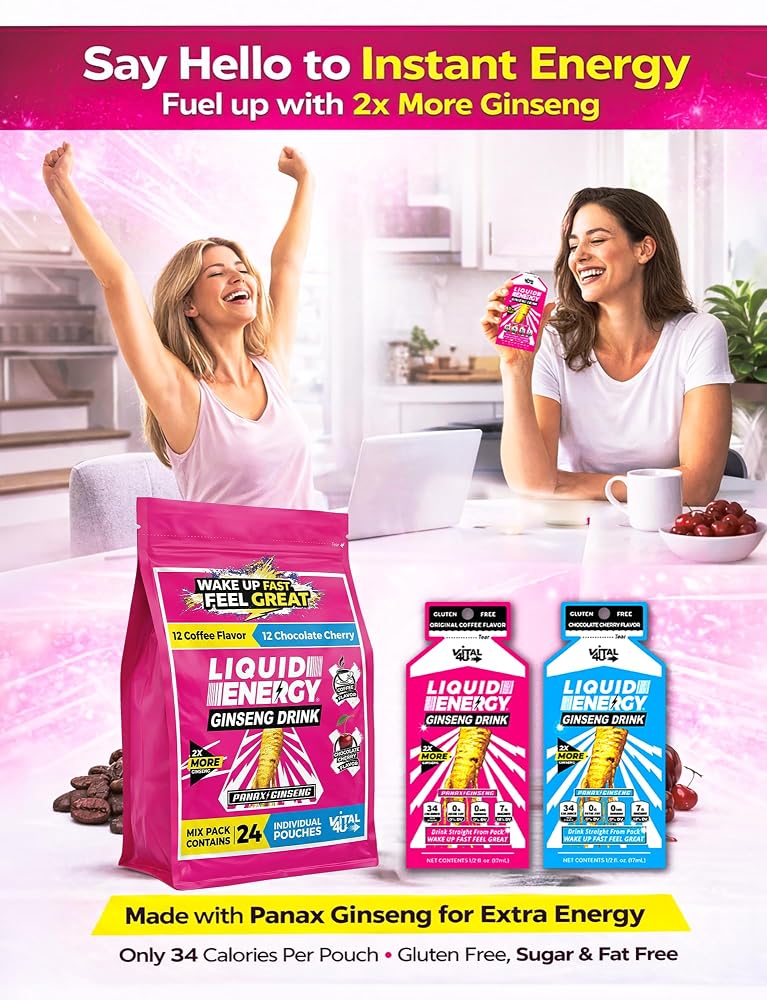 VITAL 4U Liquid Energy Shot Coffee & Chocolate Cherry - 24 ct - image 8