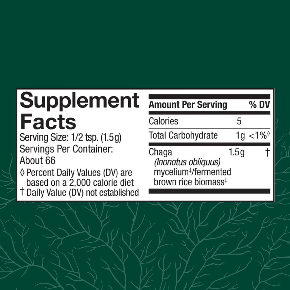 Host Defense Chaga Powder Immune Support - 3.5 oz - image 2