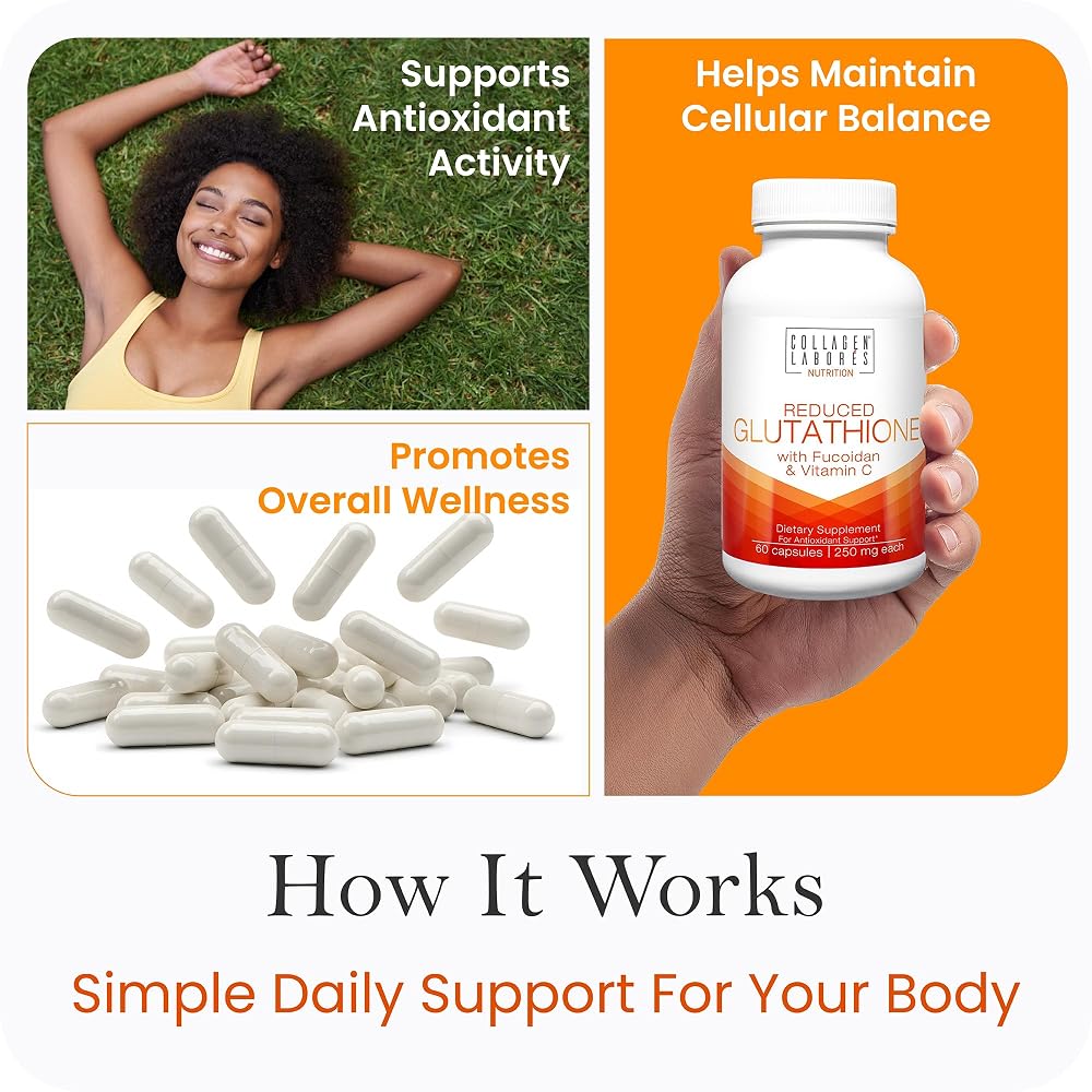 Collagen Laborés Advanced Glutathione Complex 500mg - 60 Capsules - image 5