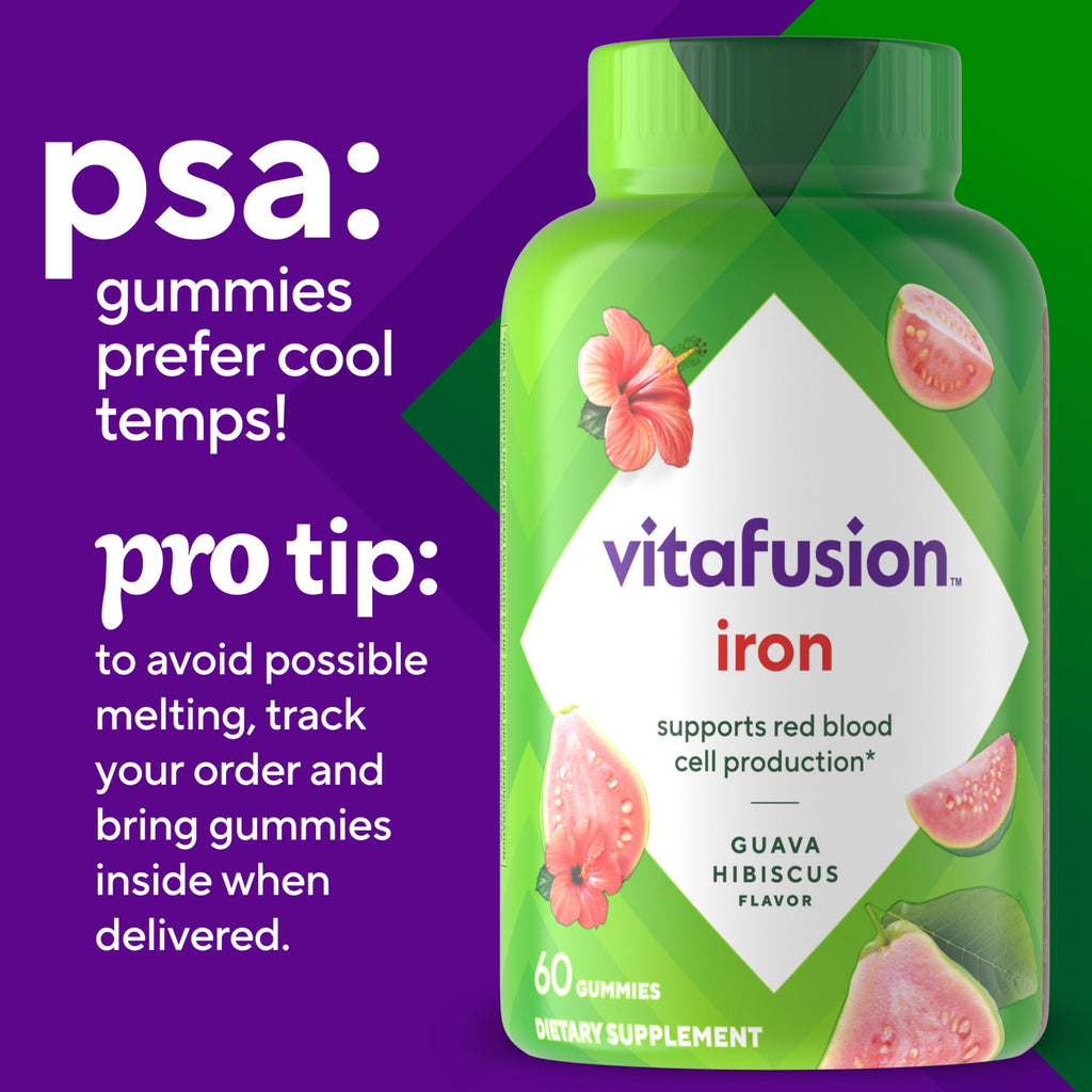 Vitafusion Iron Gummies - 60 Gummies - image 9