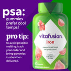 Vitafusion Iron Gummies - 60 Gummies - image 9