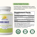 Our Daily Vites L-Methylfolate 5mg Brain Health Support - 90 Capsules - image 3