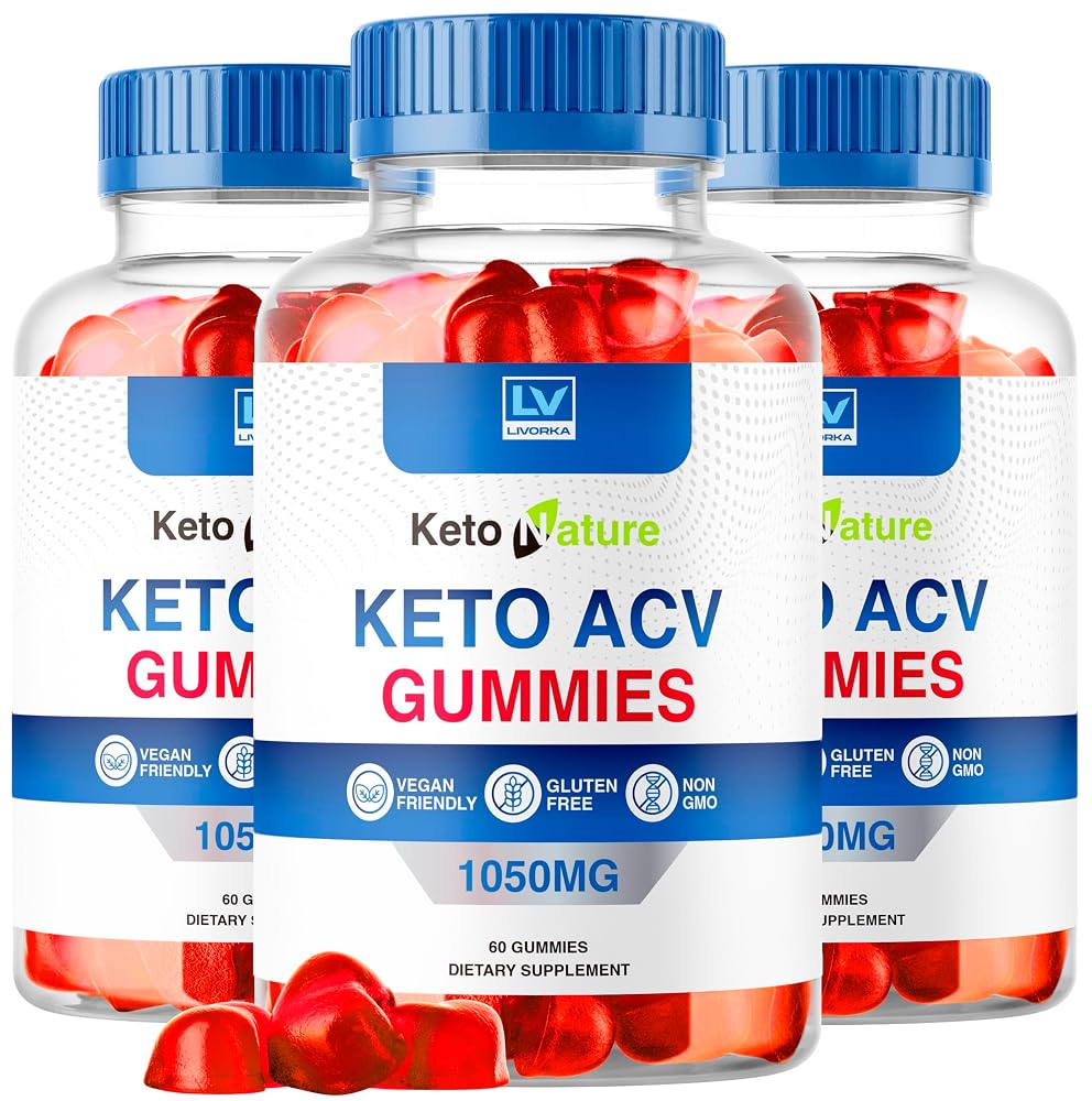 LIVORKA Keto Nature ACV Gummies - 180 Count (3 Pack)