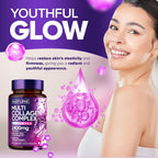 Built by Nature Multi Collagen Peptides Complex for Women - 120 Capsules - image 6
