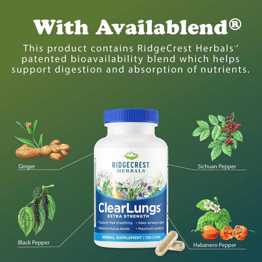 RidgeCrest Herbals ClearLungs Extra Strength