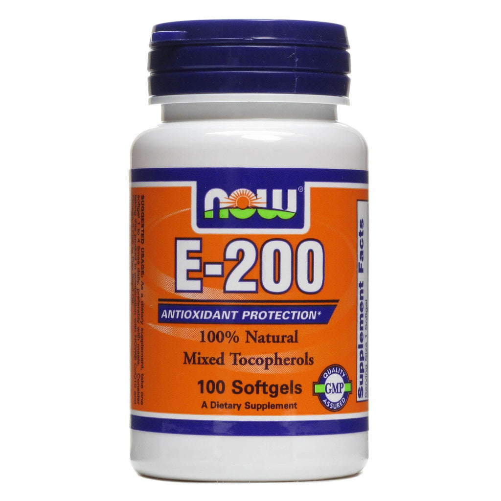 NOW Foods Vitamin E-200 IU - 200 Softgels