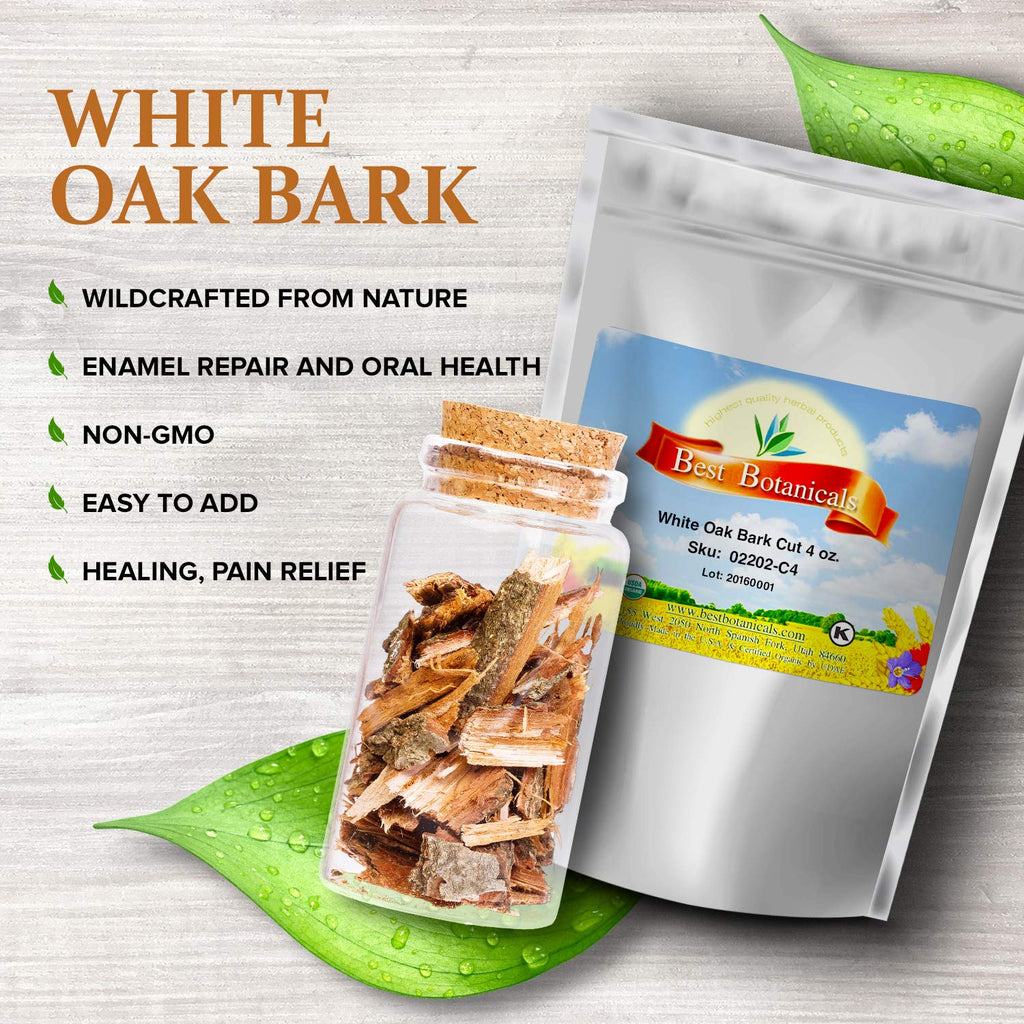 Best Botanicals White Oak Bark Cut - 4 oz. - image 3