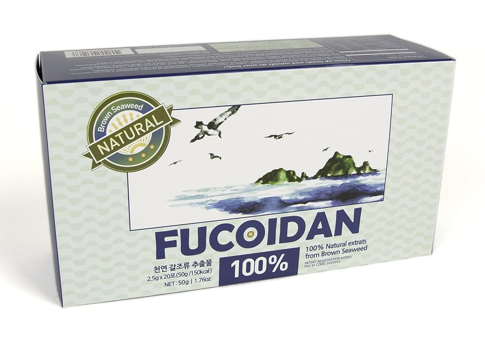 SeaHerb Fucoidan Brown Seaweed Extract - 50g (20 Sachets) - image 2