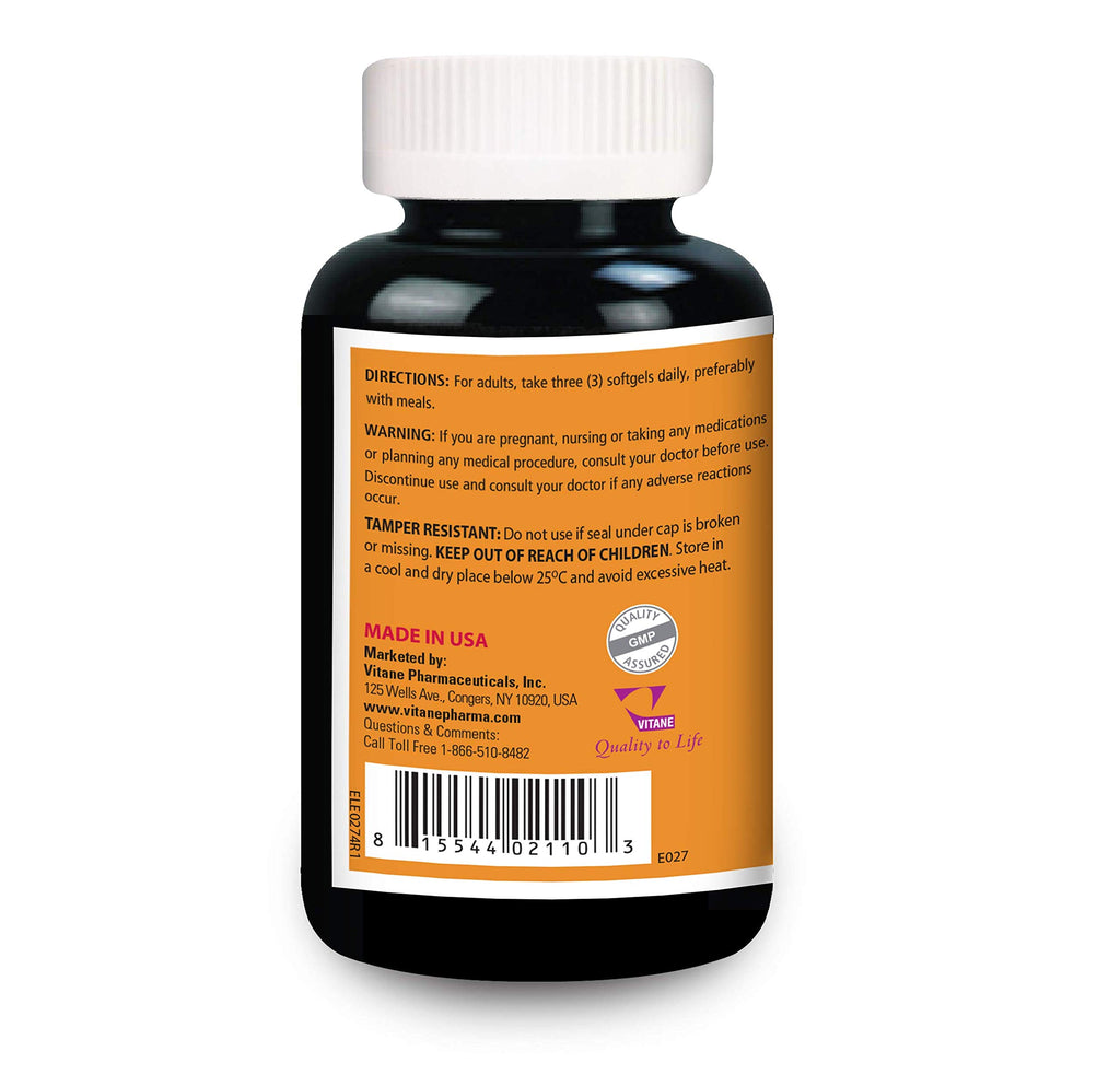 Vitane Nature Omegavyte 3-6-9 Softgels - 30 Softgels - image 2