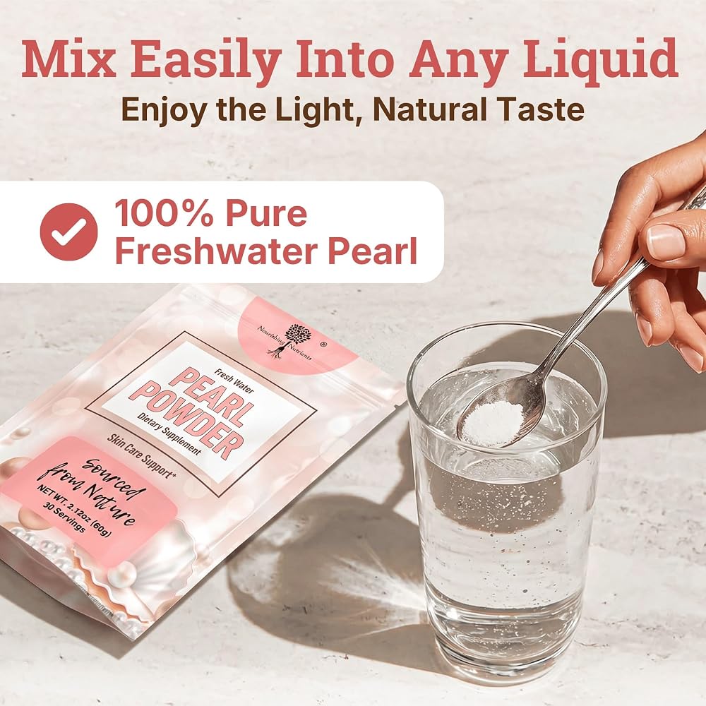 Nourishing Nutrients Pearl Powder Organic for Skin & Teeth - 60g - image 6