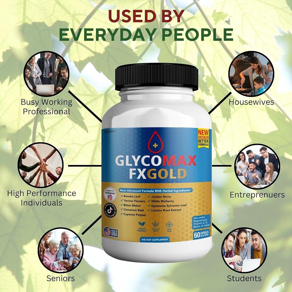 GREENVIFY Glyco Max Fx Gold All Natural Formula - 60 Capsules - image 3