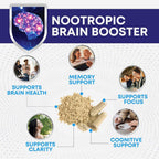 Nature's Nutrition Brain Memory Supplement Pills - 3X Strength - image 8