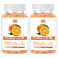 VITA GLOBE Vitamin C 250mg Gummies with Collagen - 120 Count