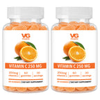 VITA GLOBE Vitamin C 250mg Gummies with Collagen - 120 Count