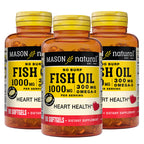 Mason Natural Omega 3 Fish Oil 1000mg for Joint Support - 270 Softgels