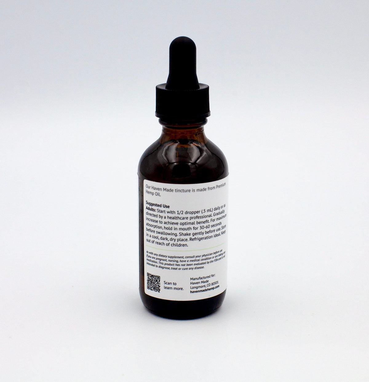 Haven Made Calm Hemp Extract Oil 600mg - 2 Fl Oz - image 2