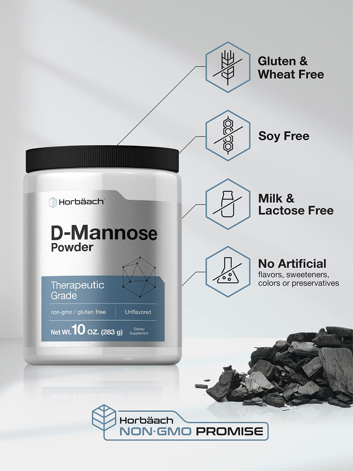 Horbäach D-Mannose Powder - 10 Oz - image 4