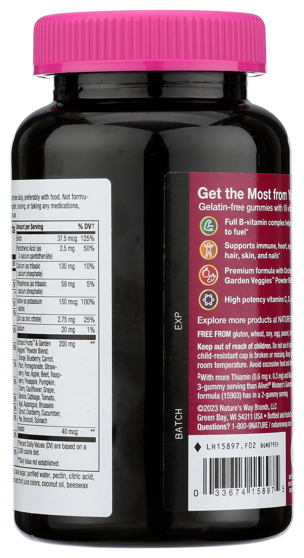 Nature's Way Alive Women's Gummy Multivitamin - 75 Gummies - image 2