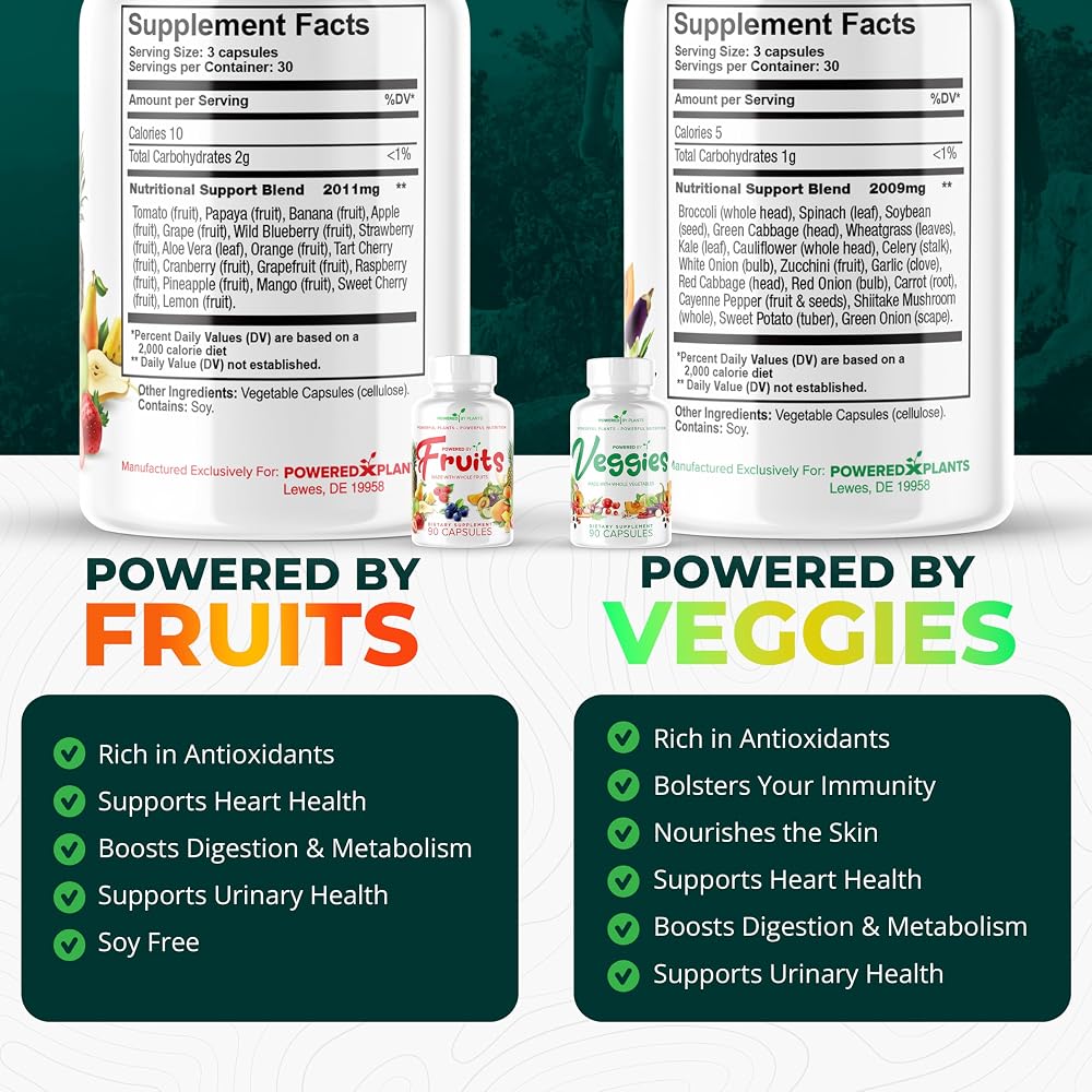 POWERED X PLANTS Fruit & Veggies Capsules - image 4