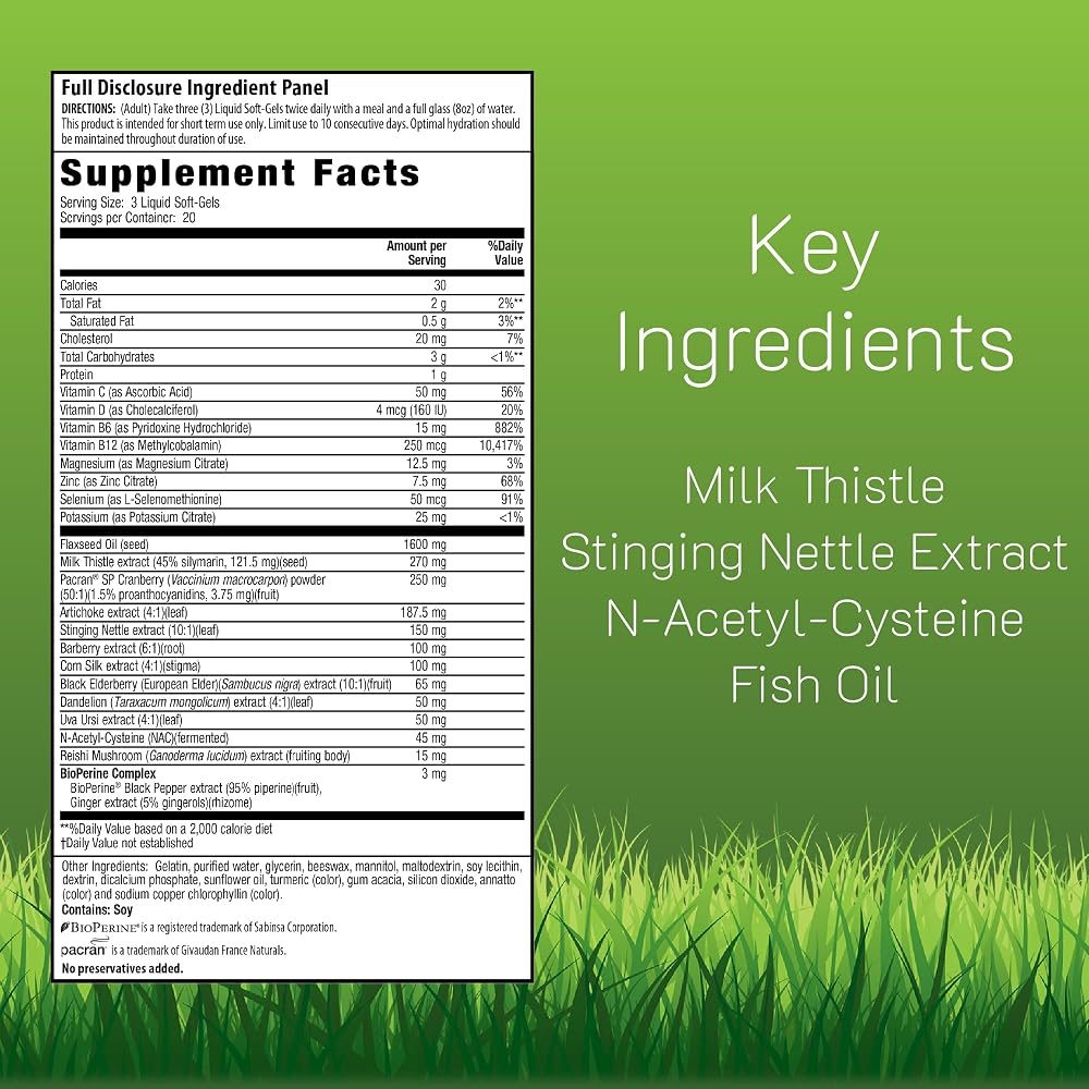 Irwin Naturals Kidney & Liver Super Cleanse - 60 Softgels - image 2