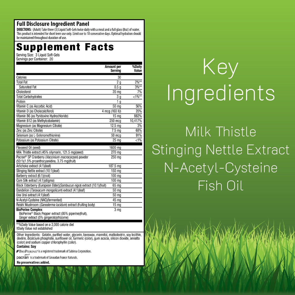 Irwin Naturals Kidney & Liver Super Cleanse - 60 Softgels - image 2