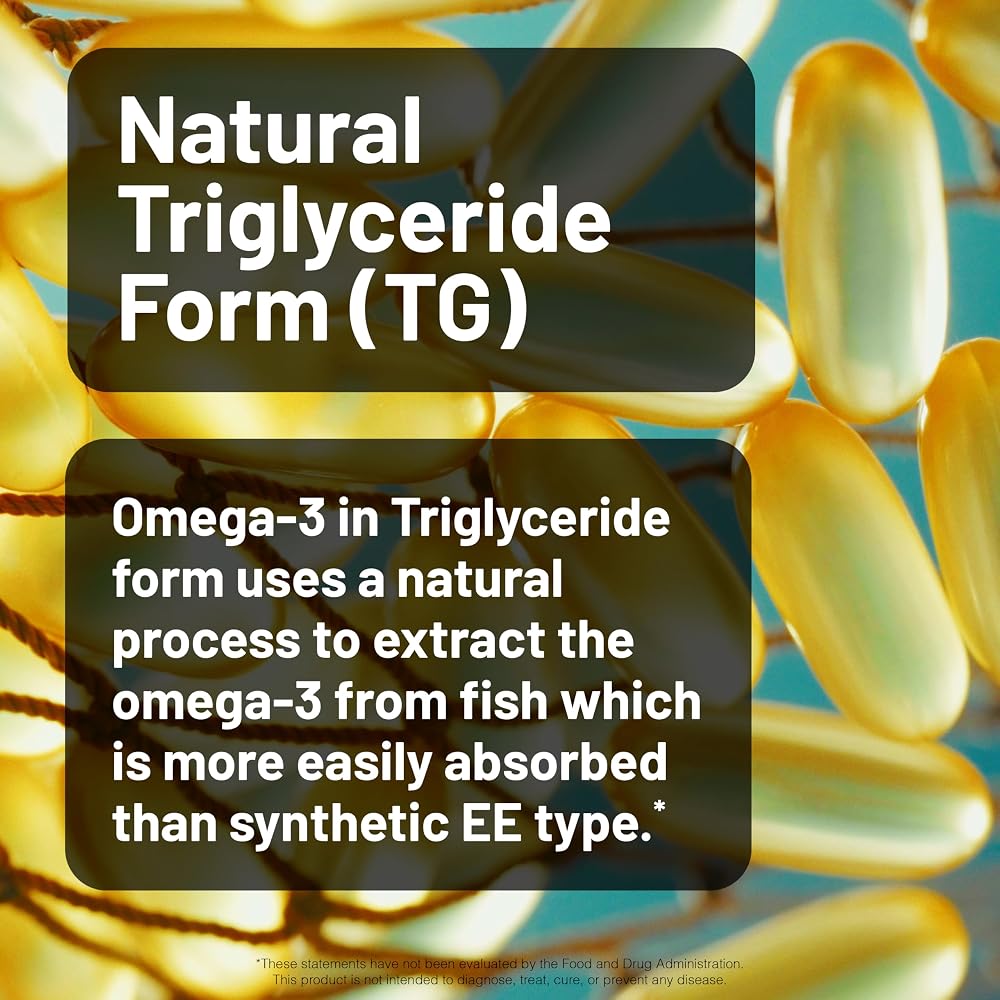 NatureWise High Potency Omega 3 from Wild-Caught Fish Oil with EPA