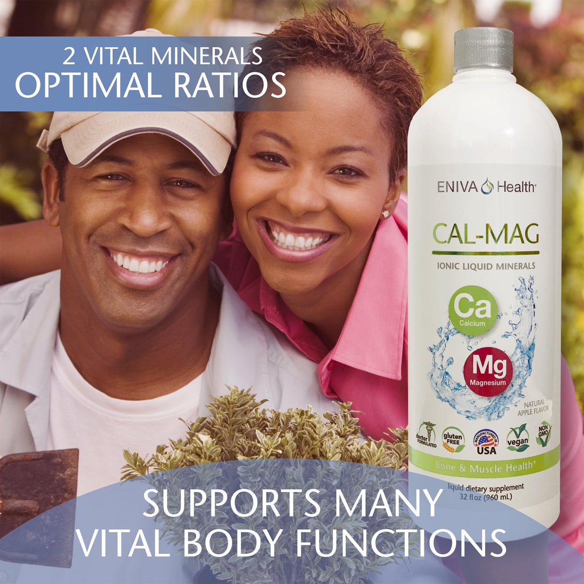 Eniva Liquid Ionic Calcium Magnesium Supplement - 32 Fl Oz - image 5