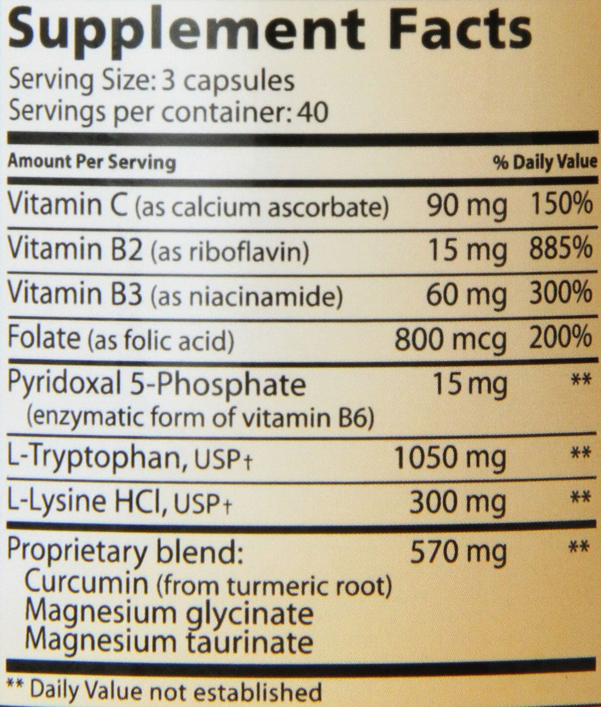 Lidtke L-Tryptophan Complete Capsules - 120 Capsules - image 4
