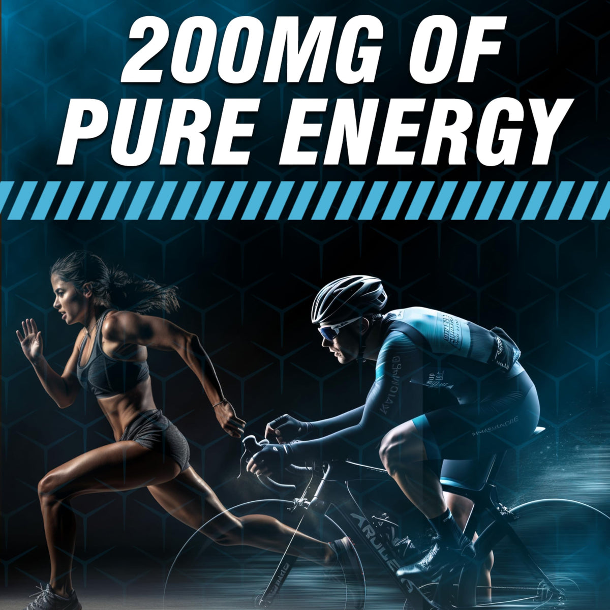 FXSUPPS Caffeine Fast Acting Energy Supplement for Men and Women