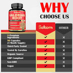 Satoomi Valerian Root Capsules with 9 Herbs - 90 Capsules - image 5