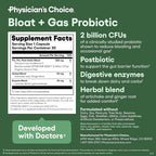 Physician's CHOICE Bloat & Gas Probiotic 5-in-1 - 30 Capsules - image 6