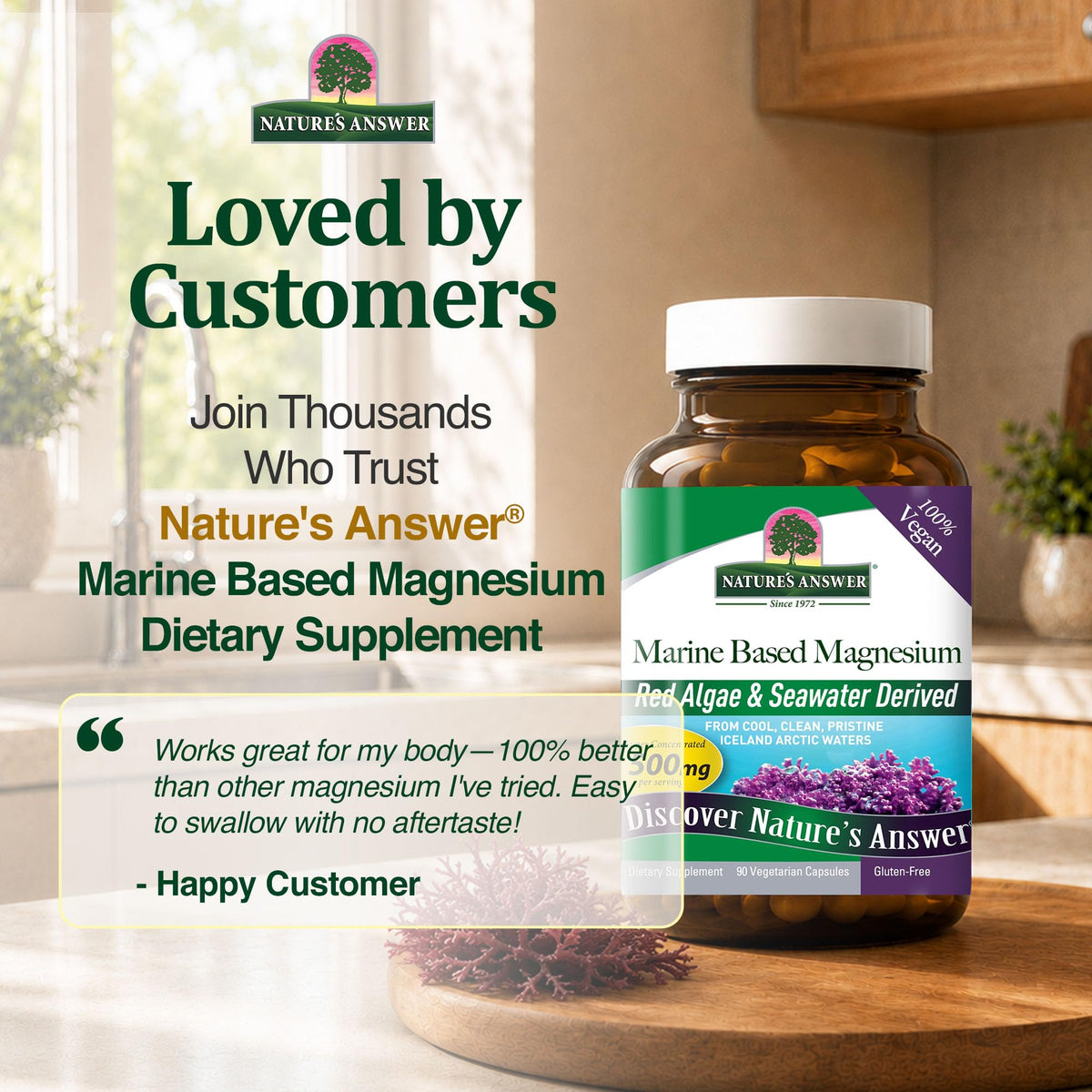 Nature's Answer Plant Based Calcium Magnesium
