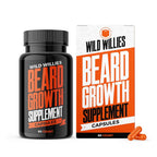 Wild Willies Beard Growth Vitamins for Men - 60 Capsules