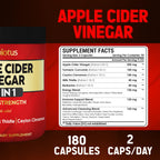 Zolotus Apple Cider Vinegar 32-in-1 Capsules - 180 Capsules - image 5
