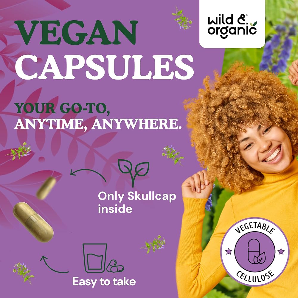 Wild & Organic Skullcap Capsules