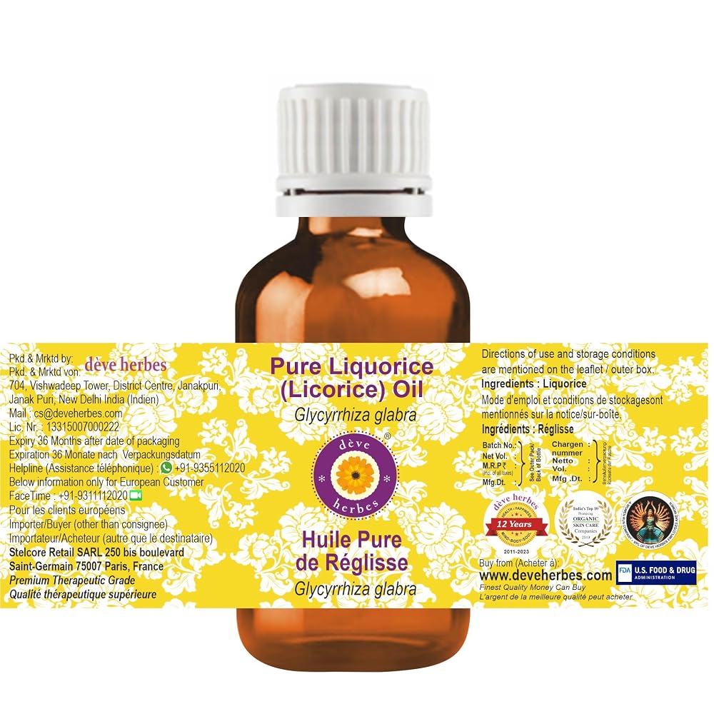 dève herbes Deve Herbes Pure Liquorice Essential Oil (Glycyrrhiza - image 2
