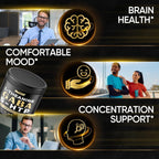 NUQIIT 3in1 GABA L-Theanine 5-HTP Brain Support - 90 Capsules - image 3