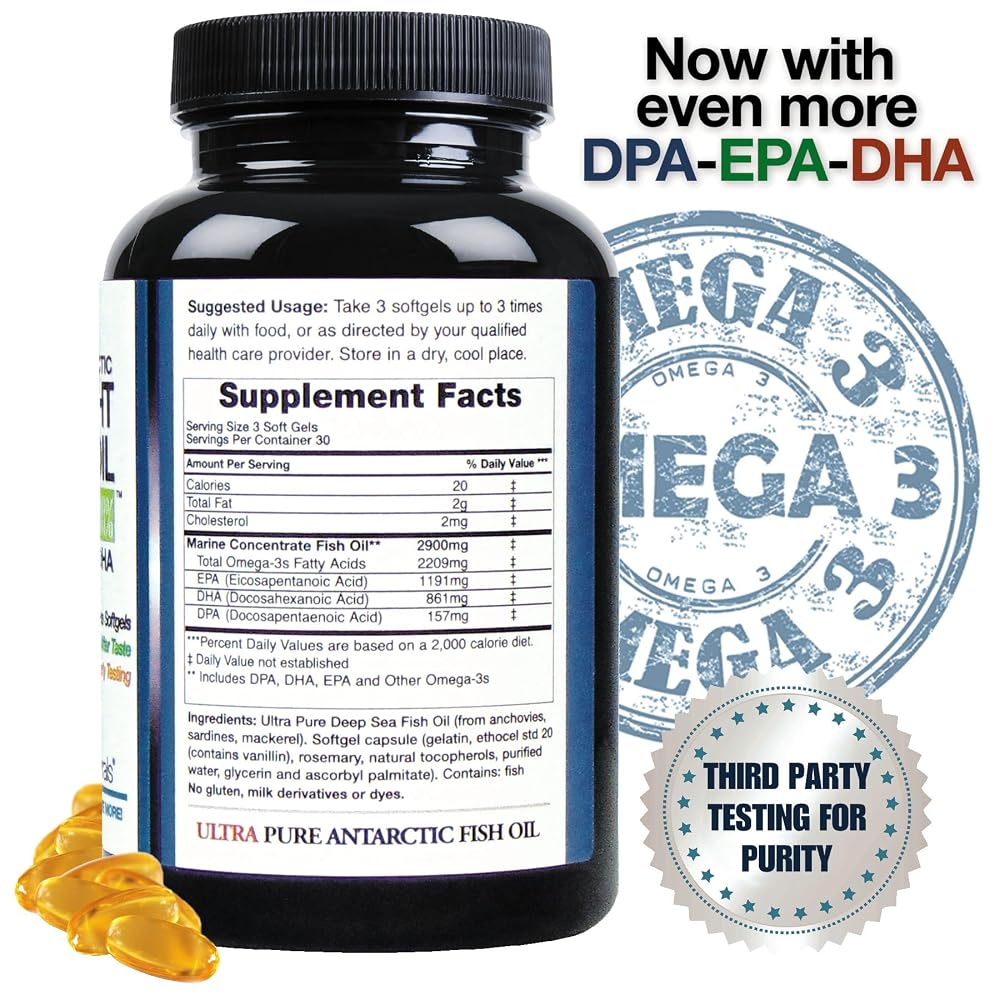 Catalina Naturals Omega-3 DPA Fish Oil 2900 mg - 180 Softgels - image 4