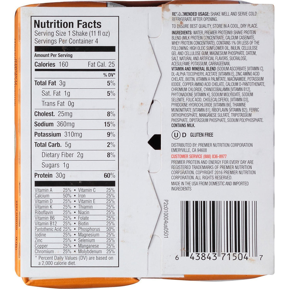 Premier Protein 30g Protein Shakes Caramel - 8 Pack - image 4