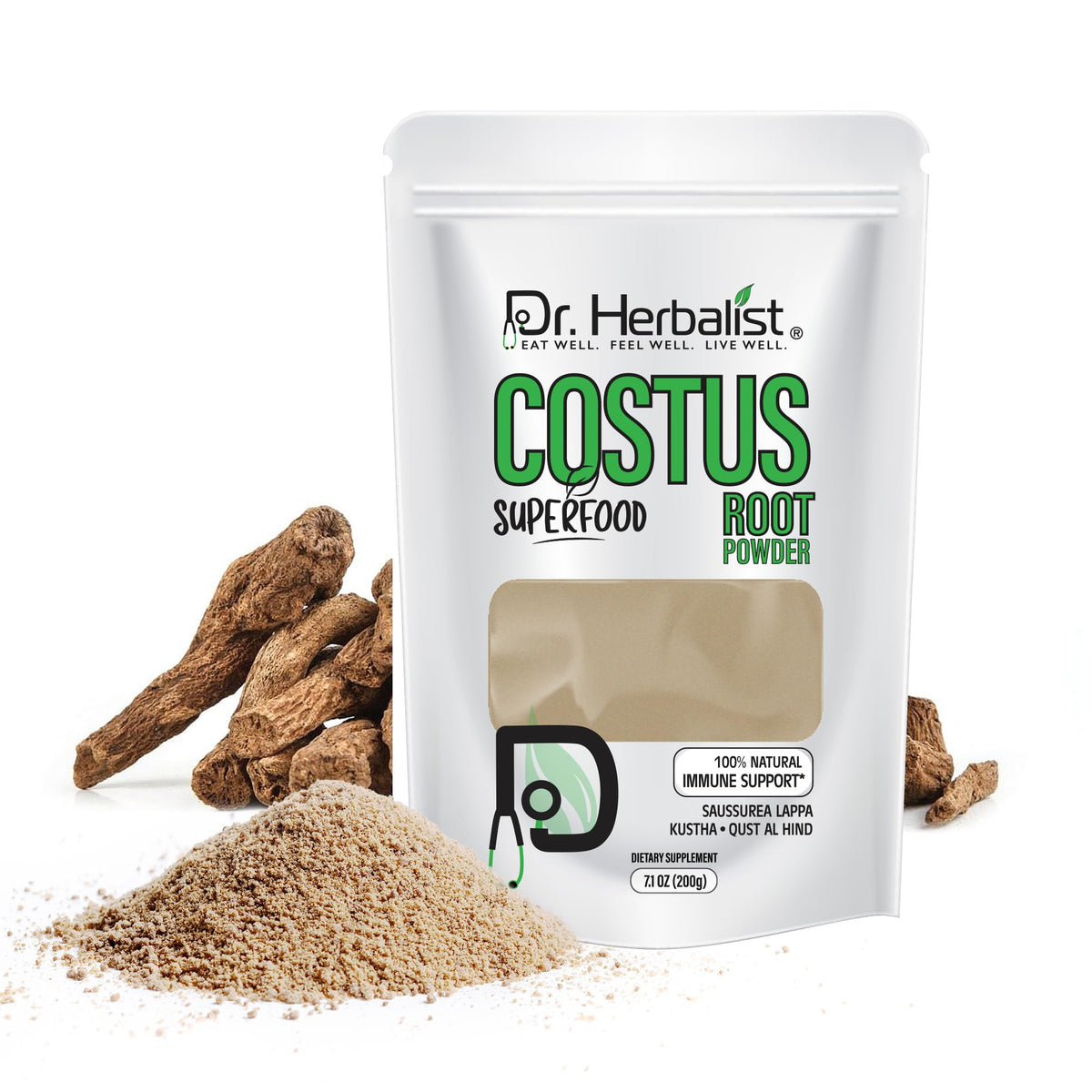 Dr. HERBALIST Costus Root Powder - 200g