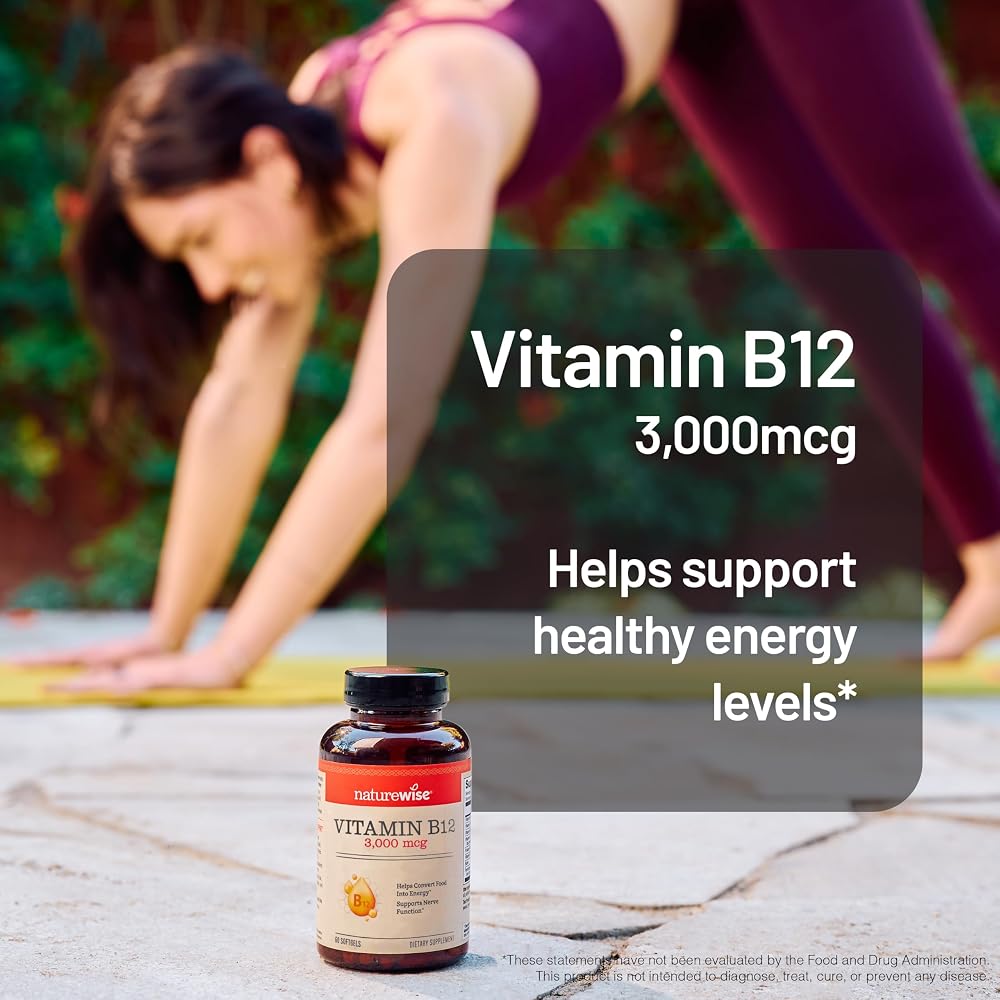 NatureWise Vitamin B12 3000 mcg Extra Strength - 60 Softgels - image 2
