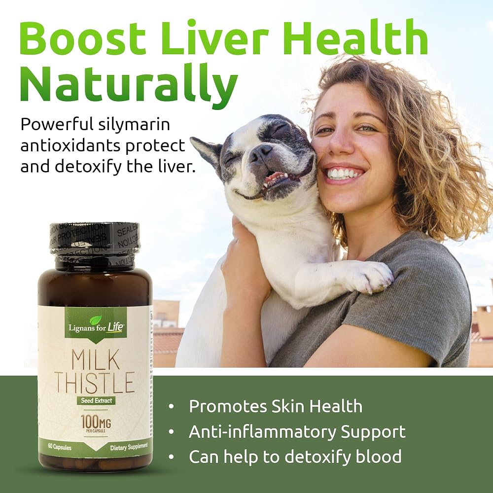 Lignans For Life Milk Thistle Seed Extract Liver Health - 60 Vegetarian Capsules - image 5