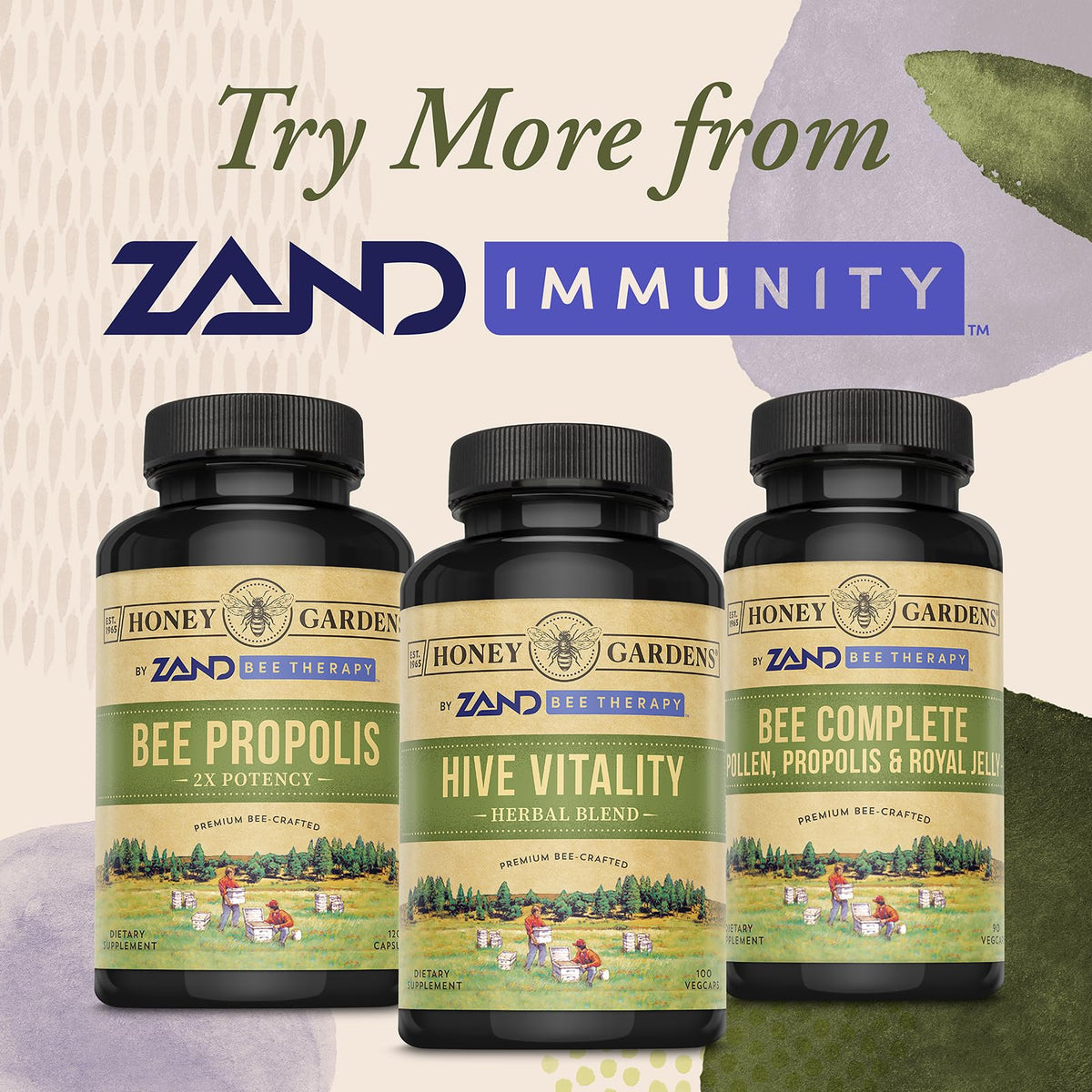 ZAND Bee Therapy Hive Vitality Herbal Blend - 100 Capsules - image 5